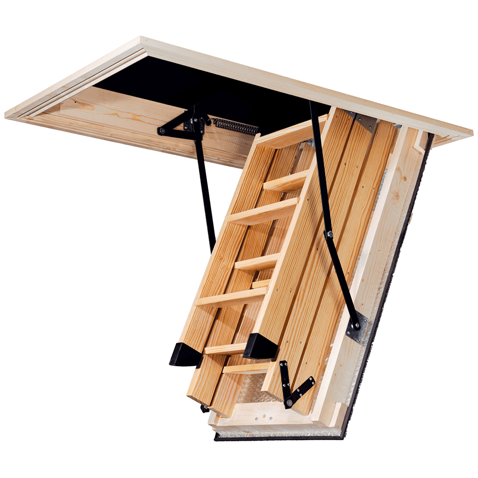 stira attic stairs semi open